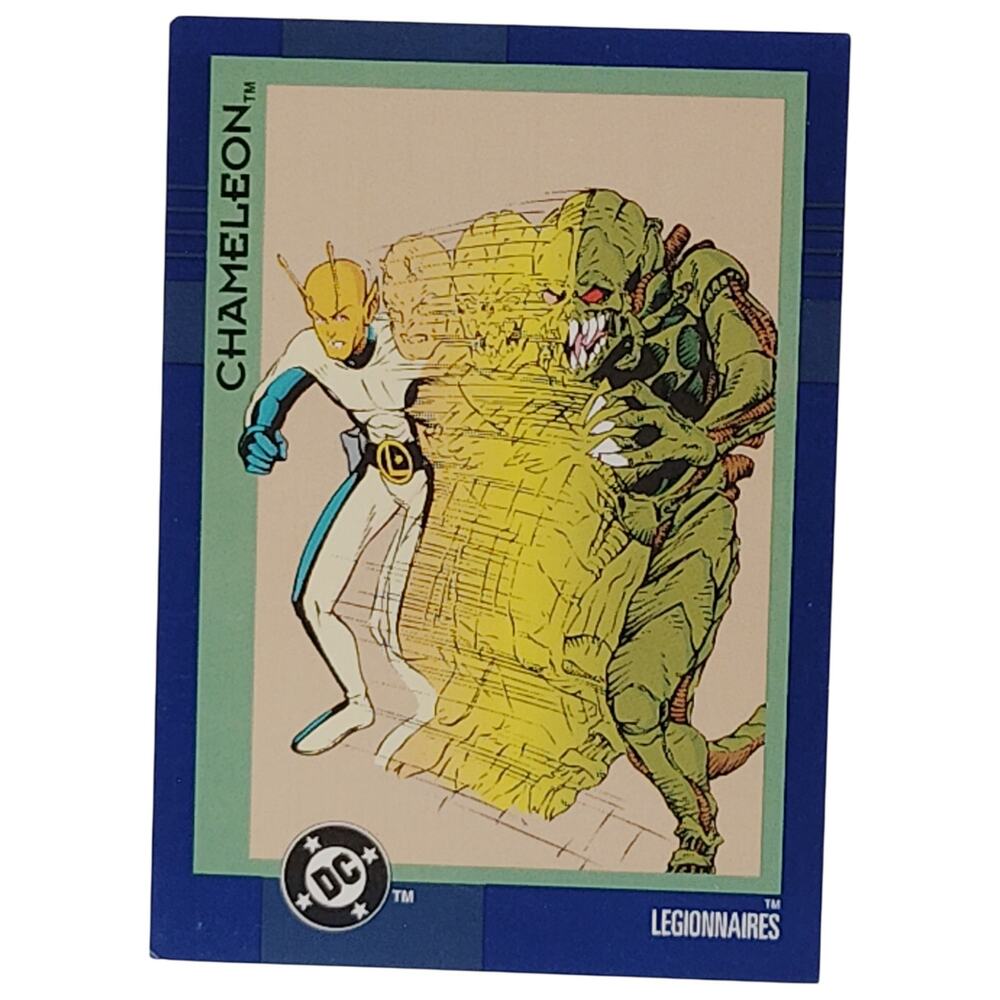 Skybox 1993 DC Flashback Card 87, Legionnaires, Chameleon, DC Comics